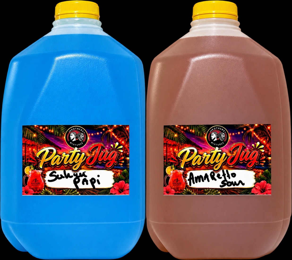Twee 3.78L jugs van Brothers Mixture
